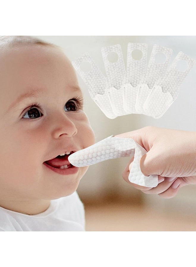 ATRJSZ 30PCS Baby Finger Toothbrush Toddler Newborn Tooth and Gum Wipes Infant Mouth Cleaner to Train Your Child Healthy Oral Habits - Image 1